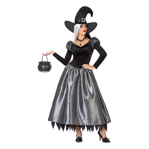 Adult Witch Costume Multicolored (2 Pieces) (2 Units) (2 pcs)